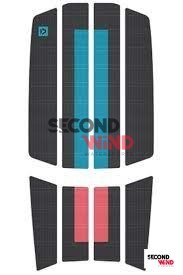 2020 Deck Pad Delantero Kitesurf Duotone Traction Pad Team Front 3mm Black